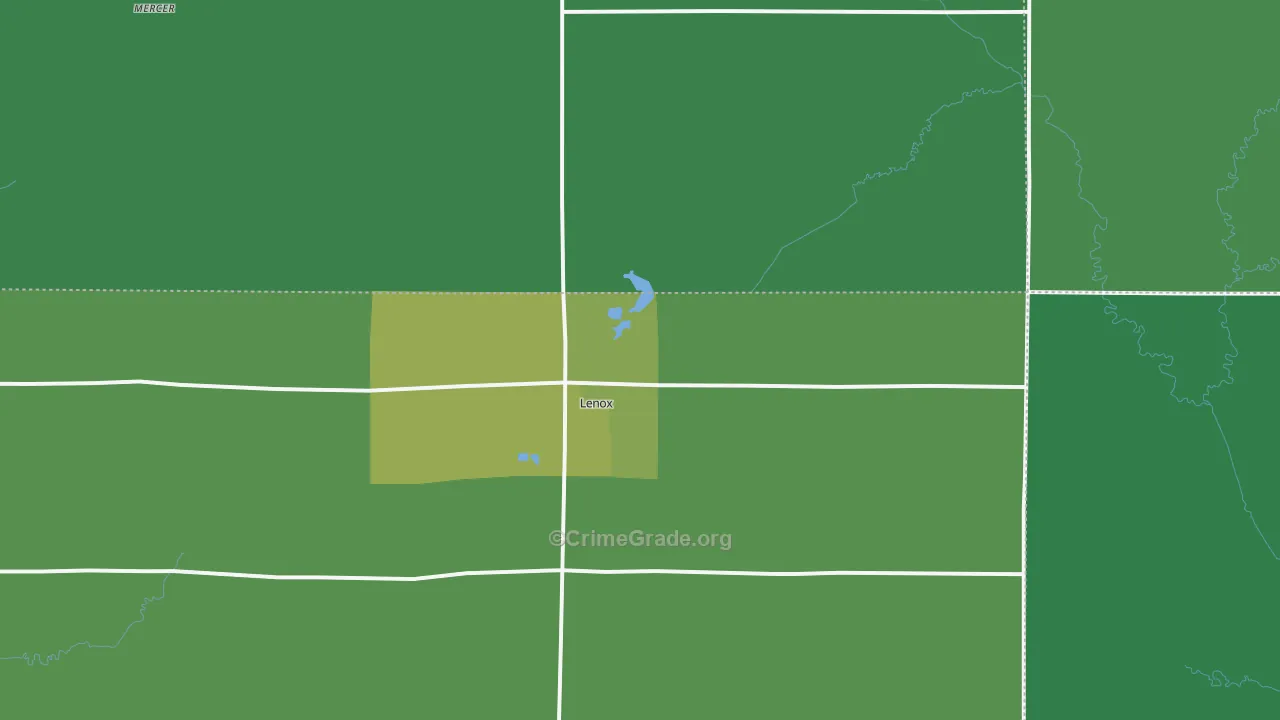 50851, IA Map of Vehicle Theft Rates