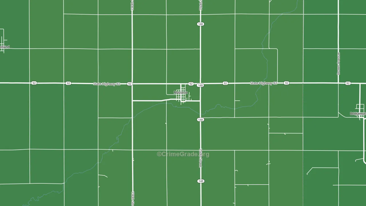 50853, IA Map of Vehicle Theft Rates