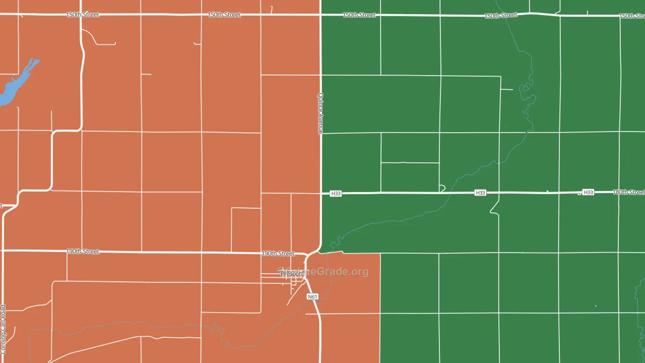 50859, IA Map of Vehicle Theft Rates