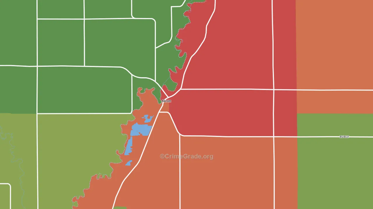 51001, IA Map of Vehicle Theft Rates