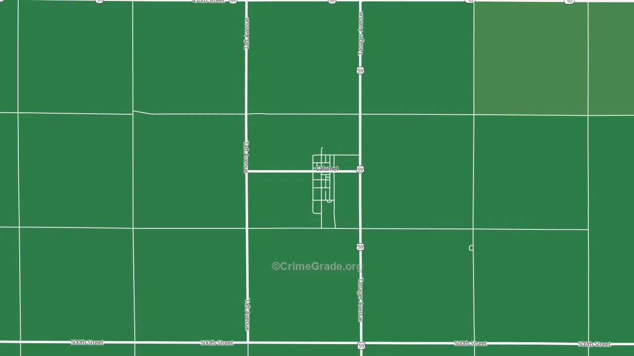51009, IA Map of Vehicle Theft Rates