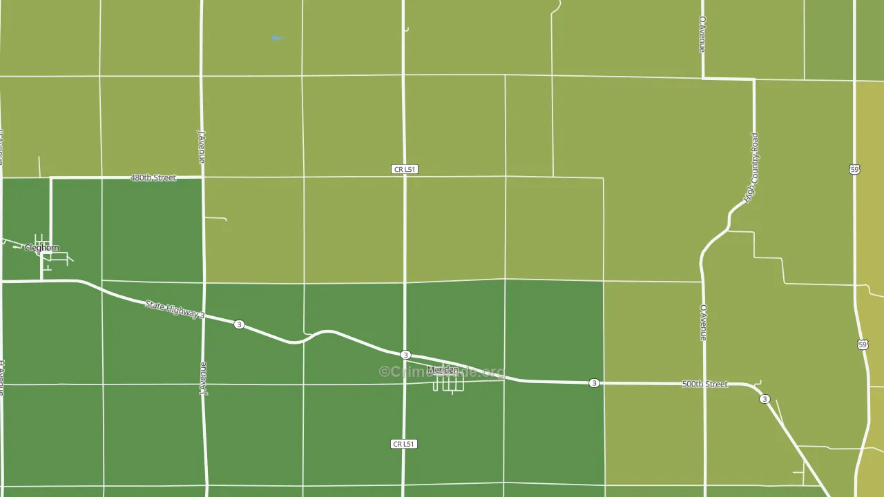51037, IA Map of Vehicle Theft Rates