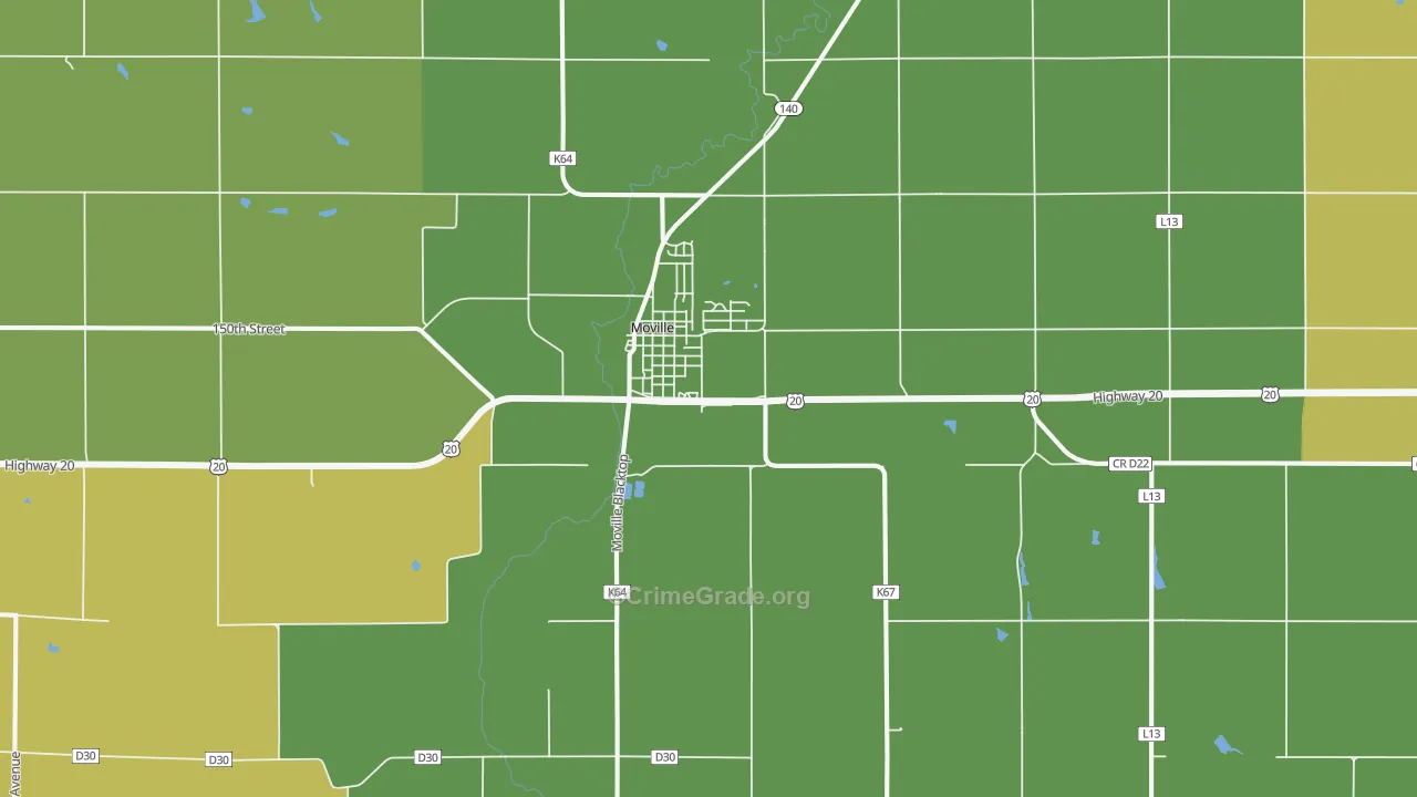 51039, IA Map of Vehicle Theft Rates