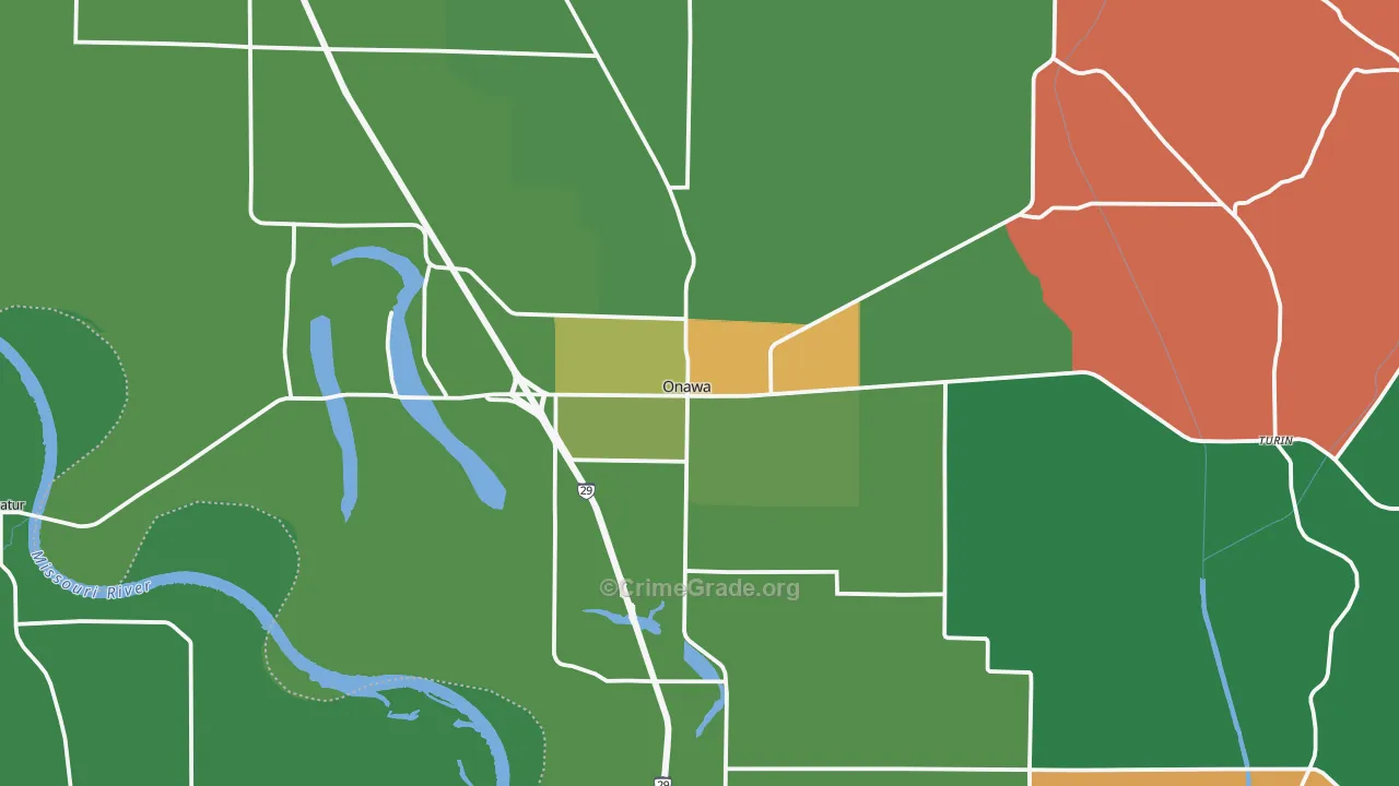 51040, IA Map of Vehicle Theft Rates