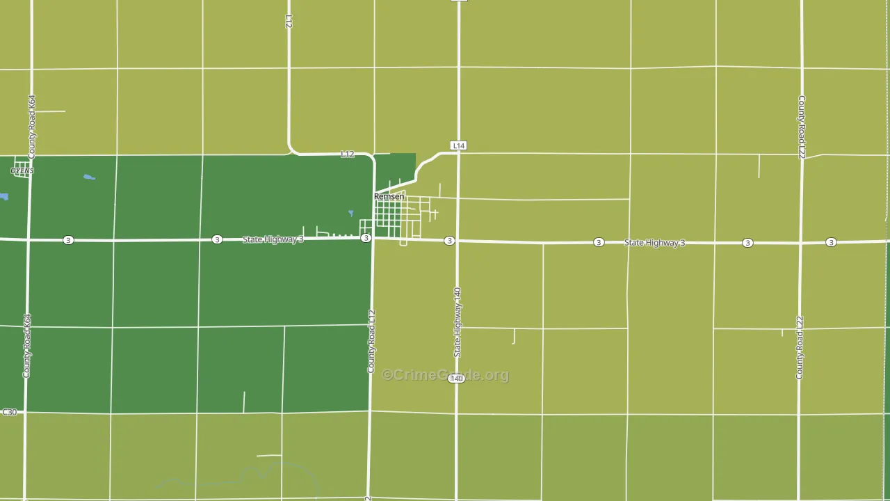 51050, IA Map of Vehicle Theft Rates