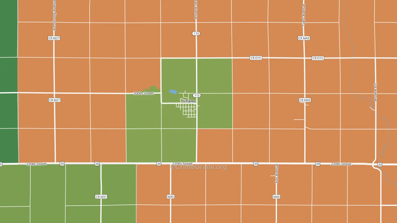 51053, IA Map of Vehicle Theft Rates