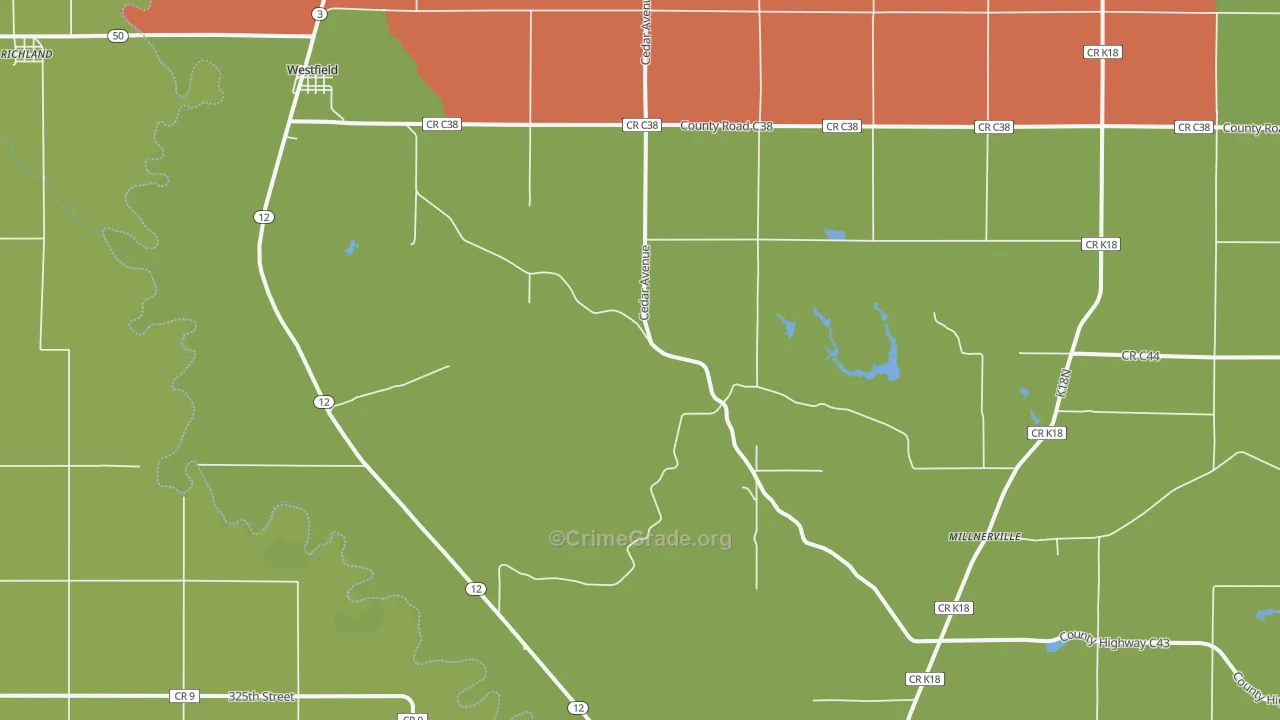 51062, IA Map of Vehicle Theft Rates