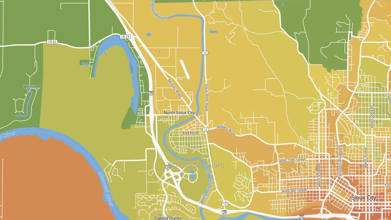 51109, IA Map of Vehicle Theft Rates