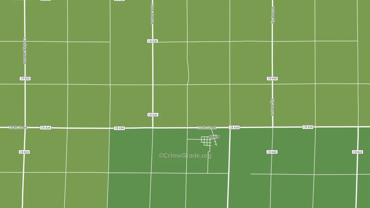 51230, IA Map of Vehicle Theft Rates