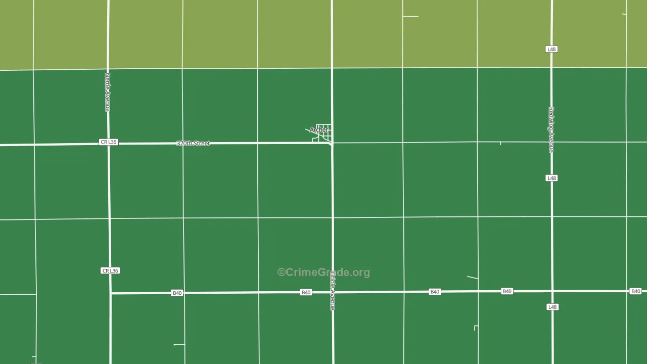 51231, IA Map of Vehicle Theft Rates