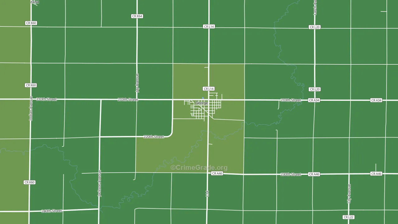 51237, IA Map of Vehicle Theft Rates