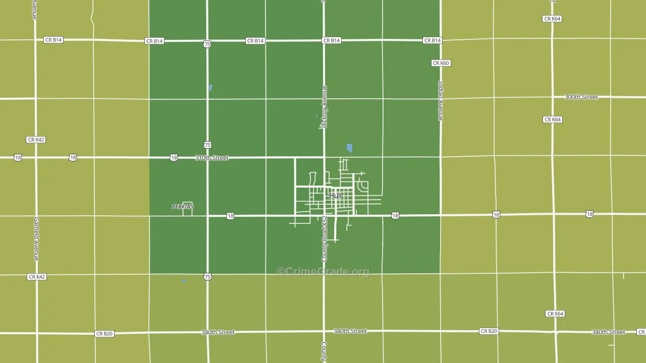 51239, IA Map of Vehicle Theft Rates