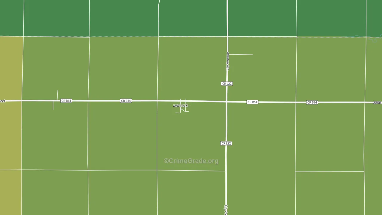51244, IA Map of Vehicle Theft Rates