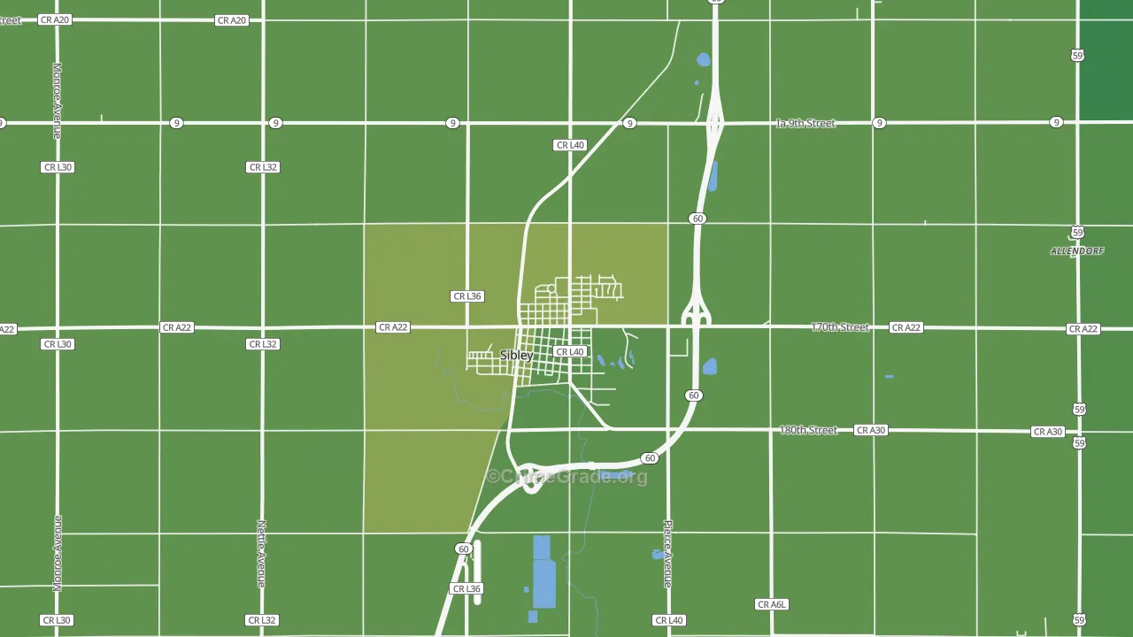 51249, IA Map of Vehicle Theft Rates