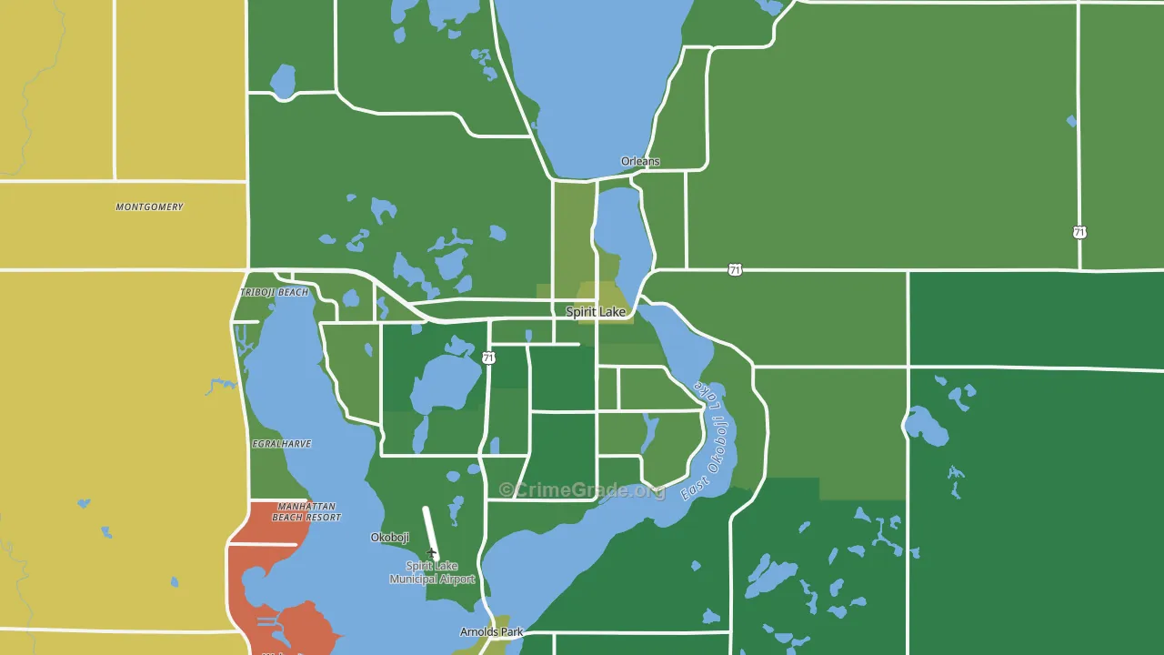 51360, IA Map of Vehicle Theft Rates