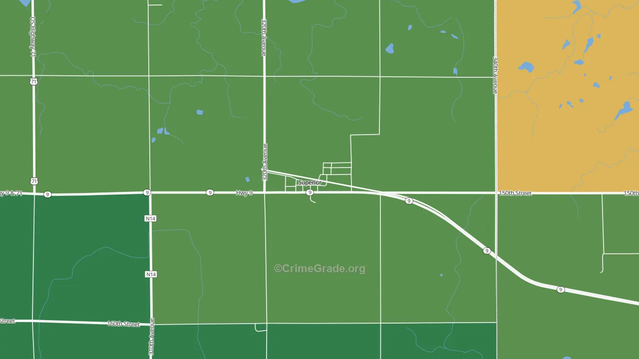51363, IA Map of Vehicle Theft Rates