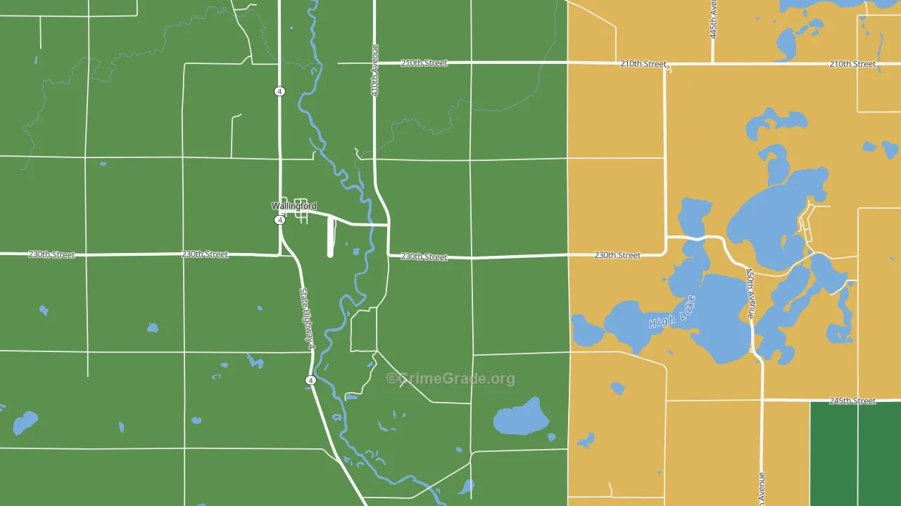 51365, IA Map of Vehicle Theft Rates