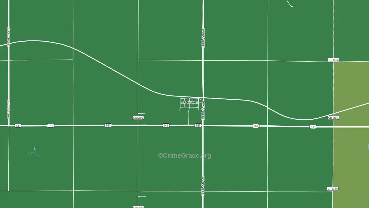 51432, IA Map of Vehicle Theft Rates