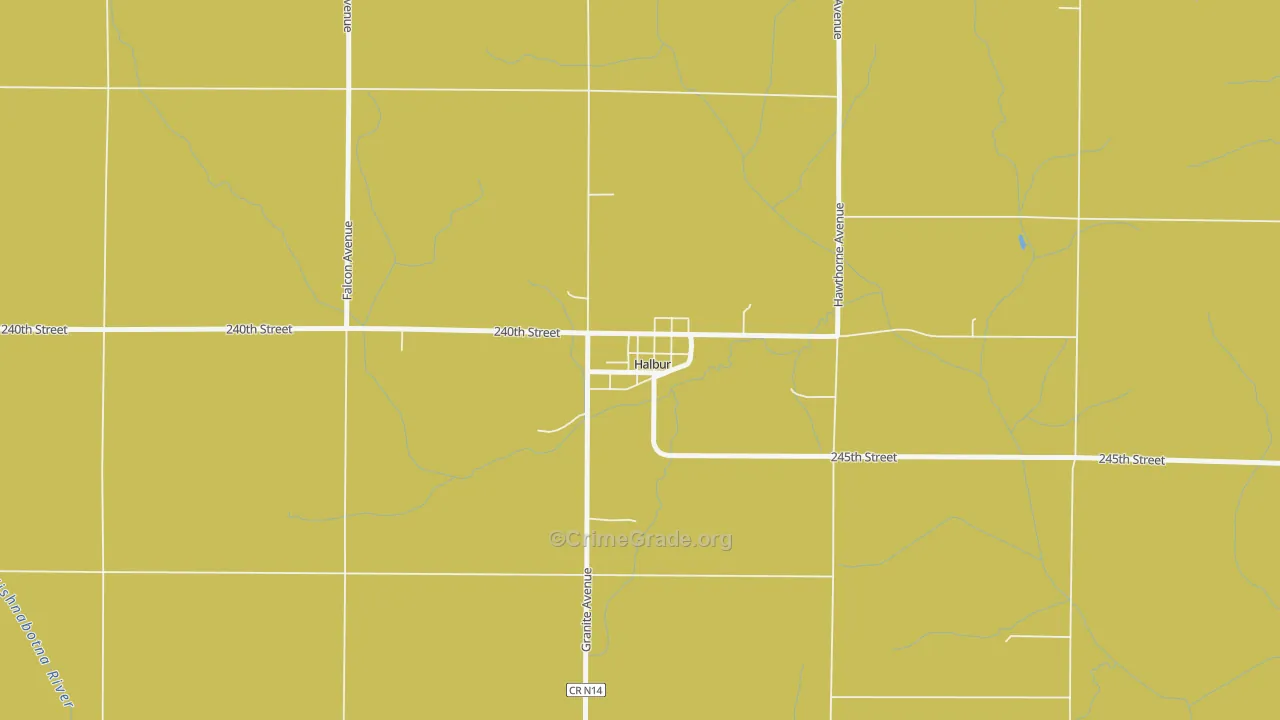 51444, IA Map of Vehicle Theft Rates