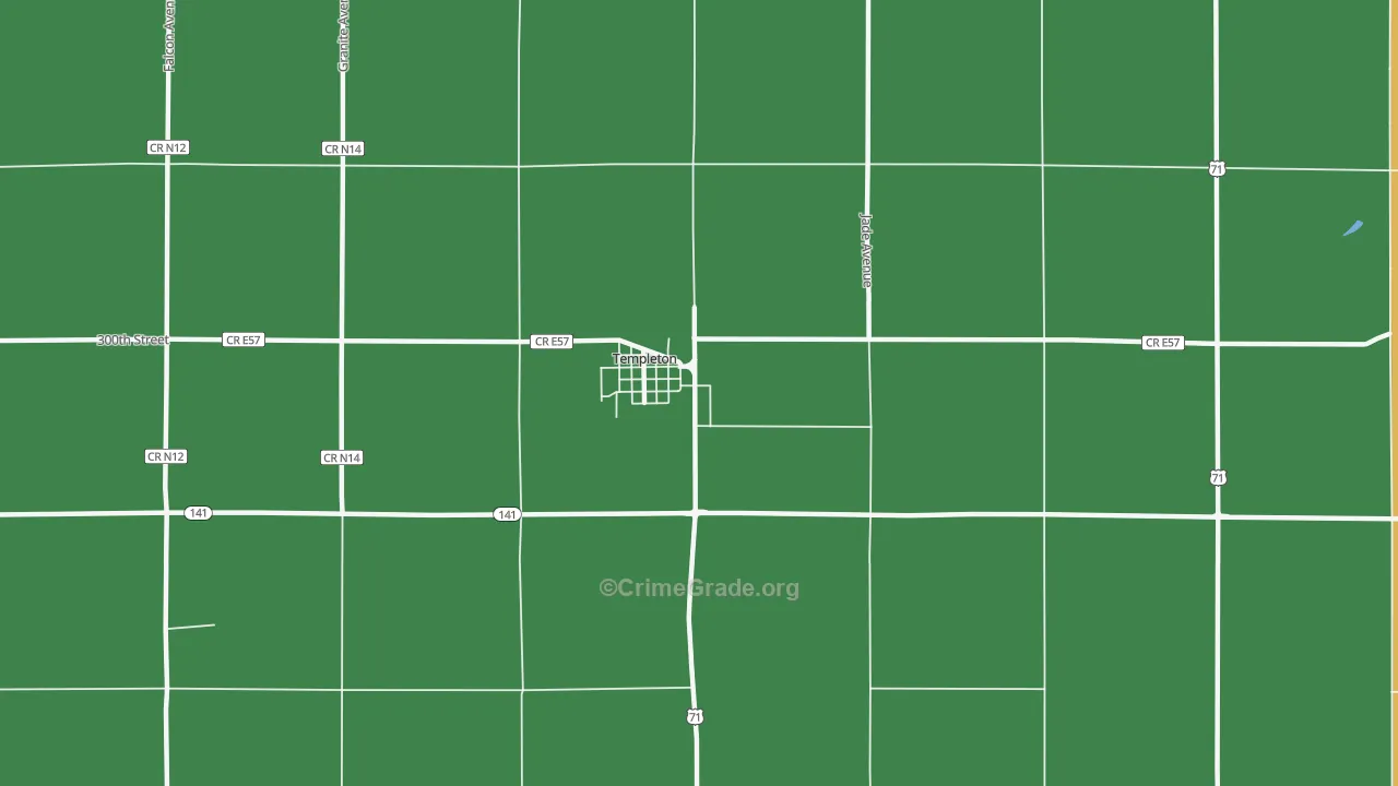 51463, IA Map of Vehicle Theft Rates