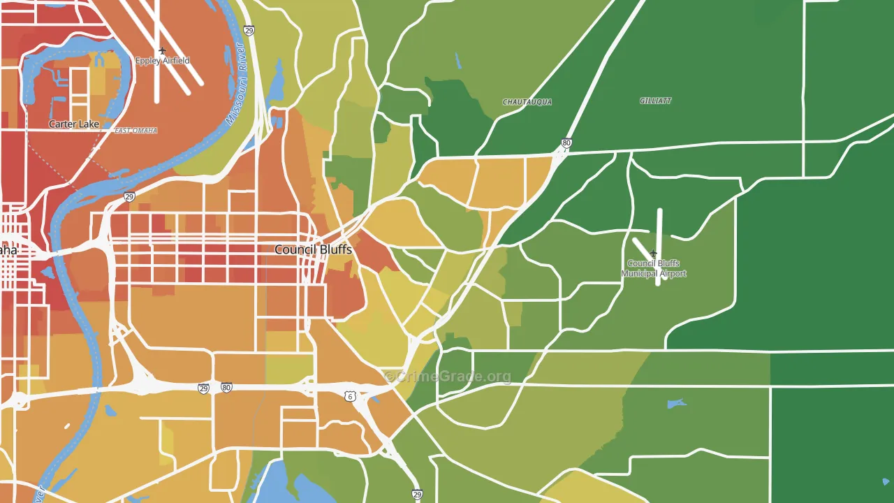 51503, IA Map of Vehicle Theft Rates