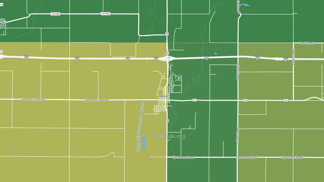 51521, IA Map of Vehicle Theft Rates