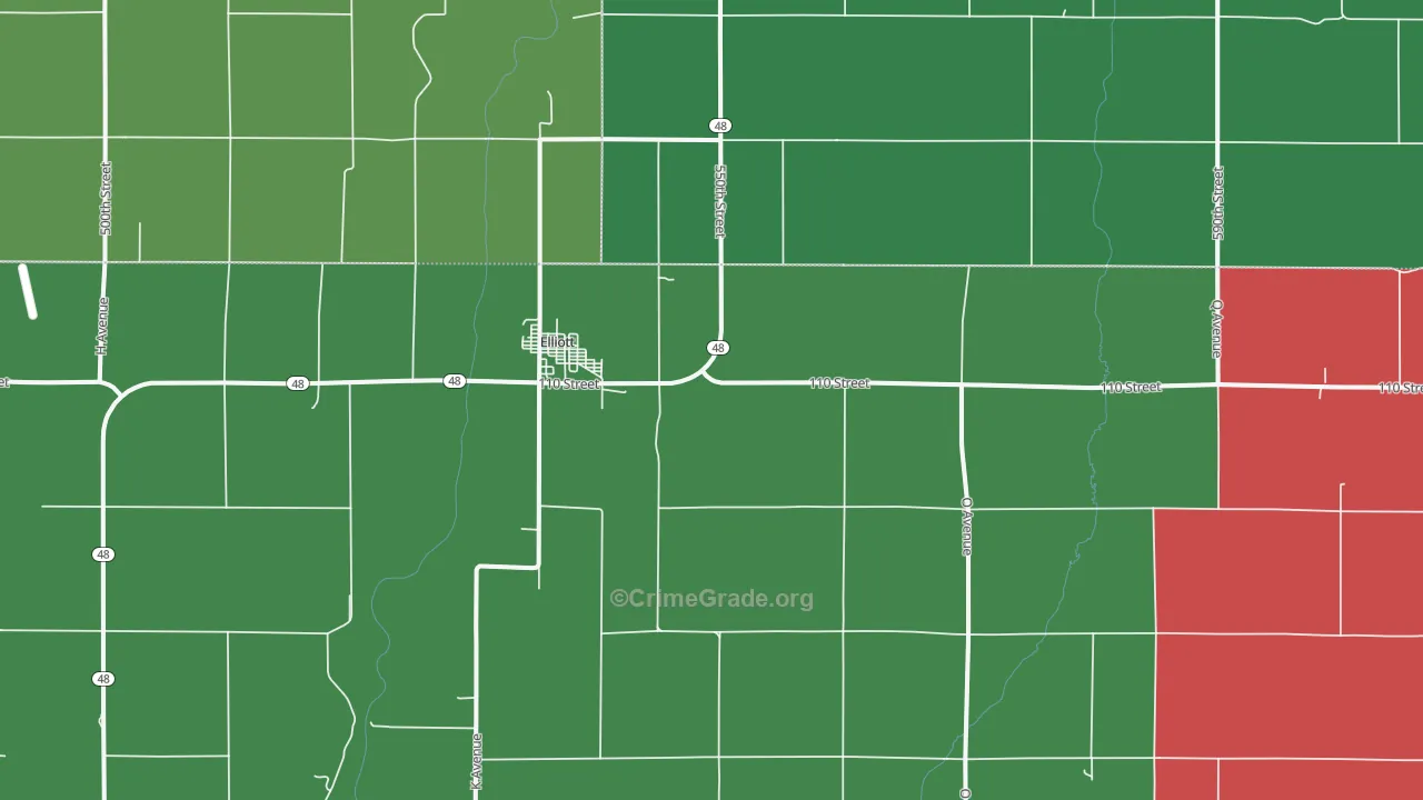 51532, IA Map of Vehicle Theft Rates