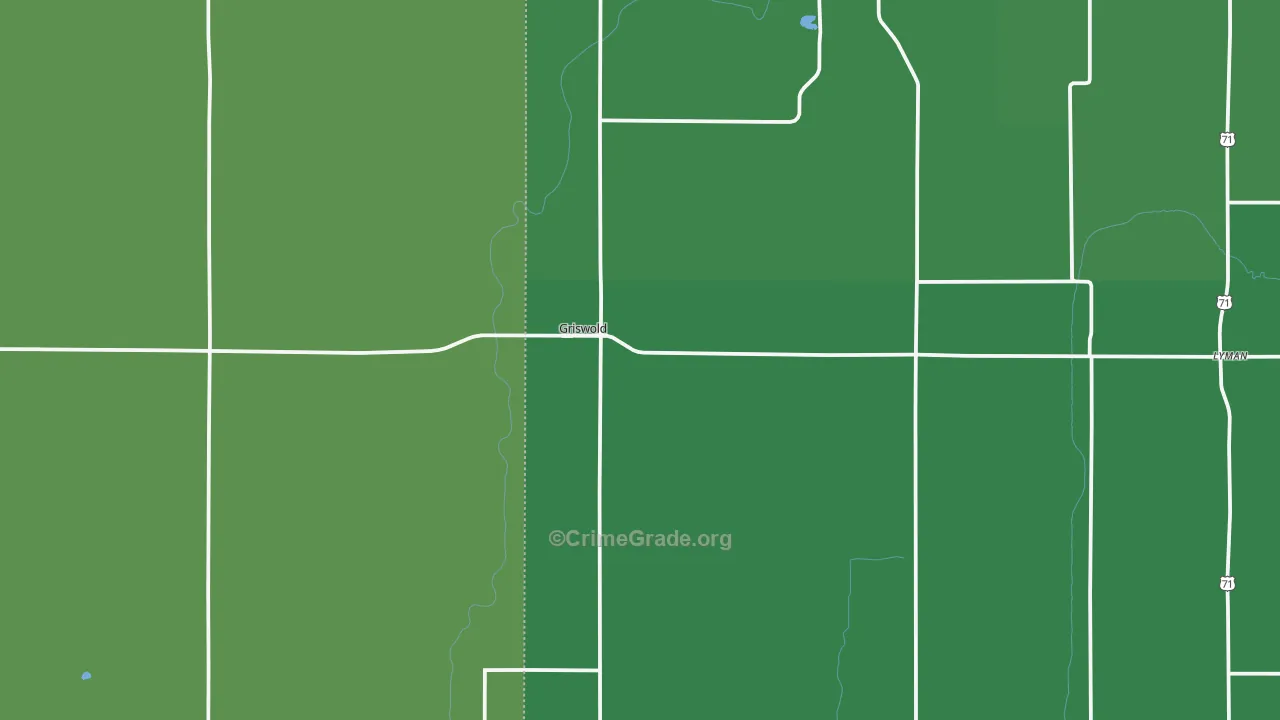 51535, IA Map of Vehicle Theft Rates