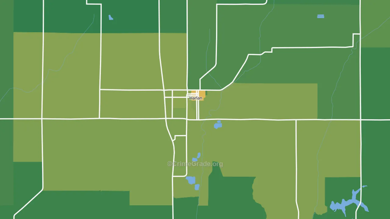 51537, IA Map of Vehicle Theft Rates