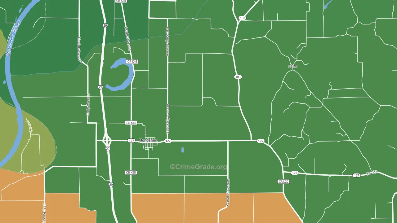 51557, IA Map of Vehicle Theft Rates