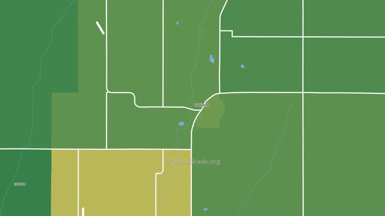 51560, IA Map of Vehicle Theft Rates