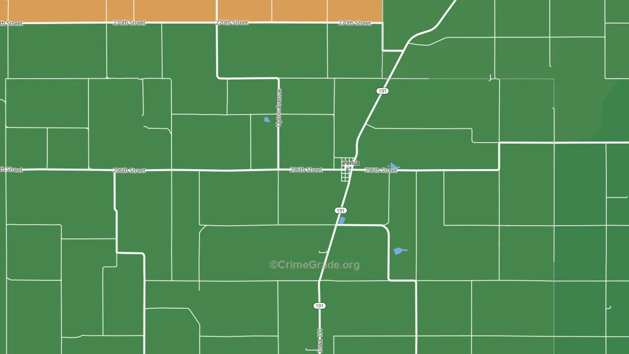 51563, IA Map of Vehicle Theft Rates