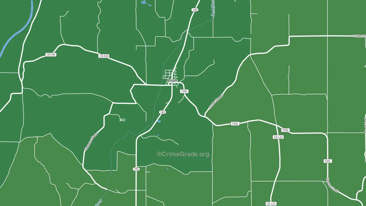 51564, IA Map of Vehicle Theft Rates