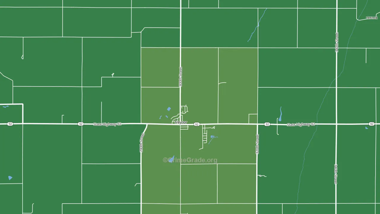 51575, IA Map of Vehicle Theft Rates