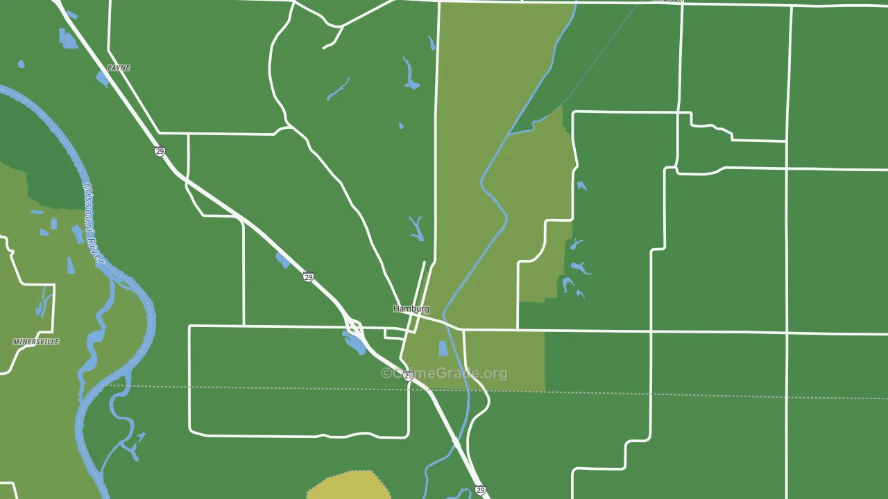51640, IA Map of Vehicle Theft Rates