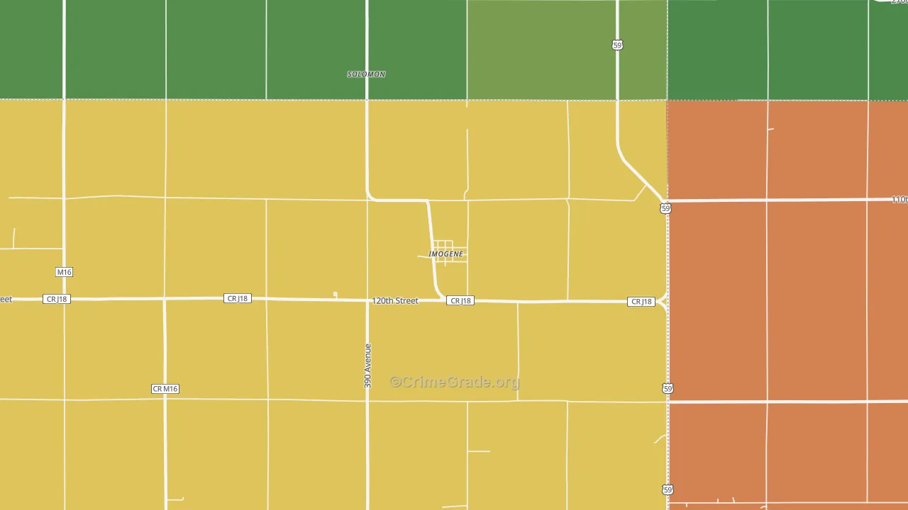 51645, IA Map of Vehicle Theft Rates