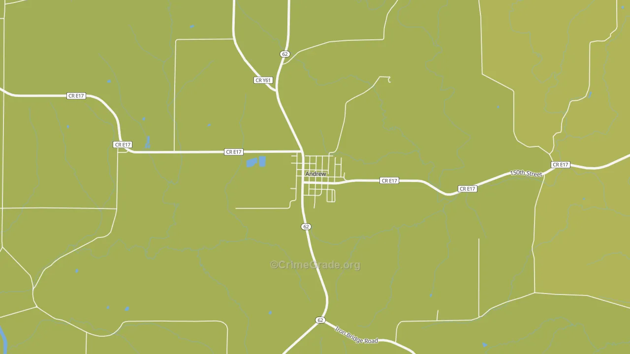 52030, IA Map of Vehicle Theft Rates