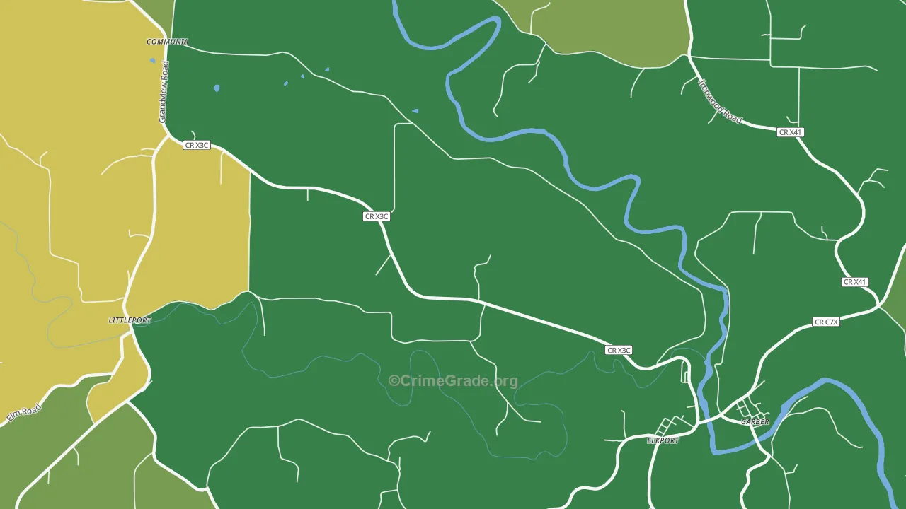 52044, IA Map of Vehicle Theft Rates