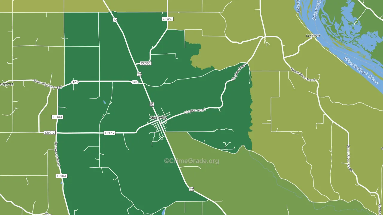 52049, IA Map of Vehicle Theft Rates