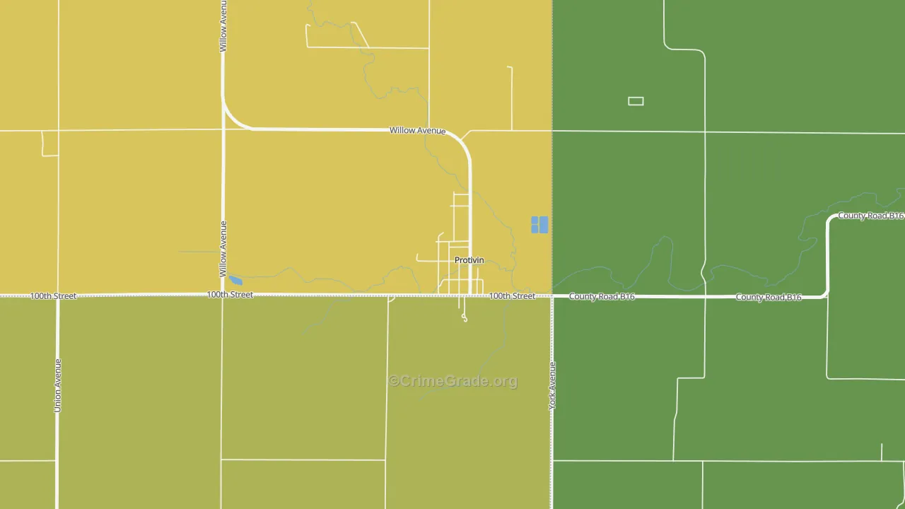 52163, IA Map of Vehicle Theft Rates