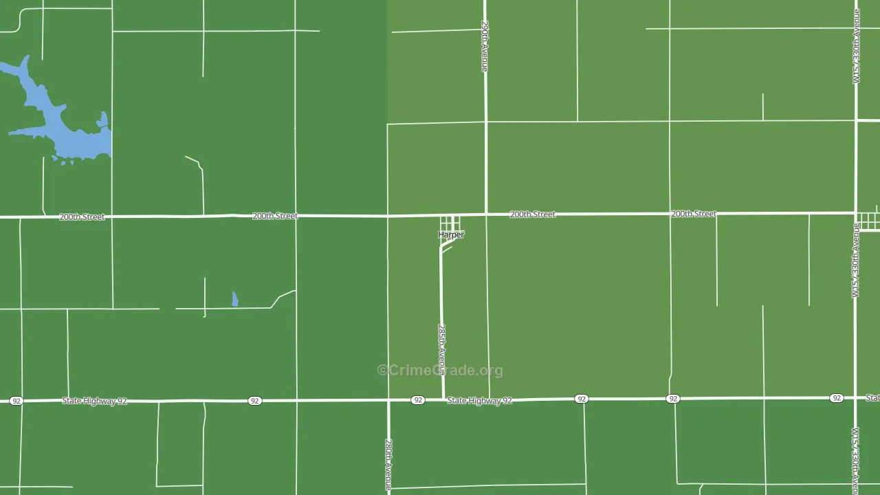 52231, IA Map of Vehicle Theft Rates
