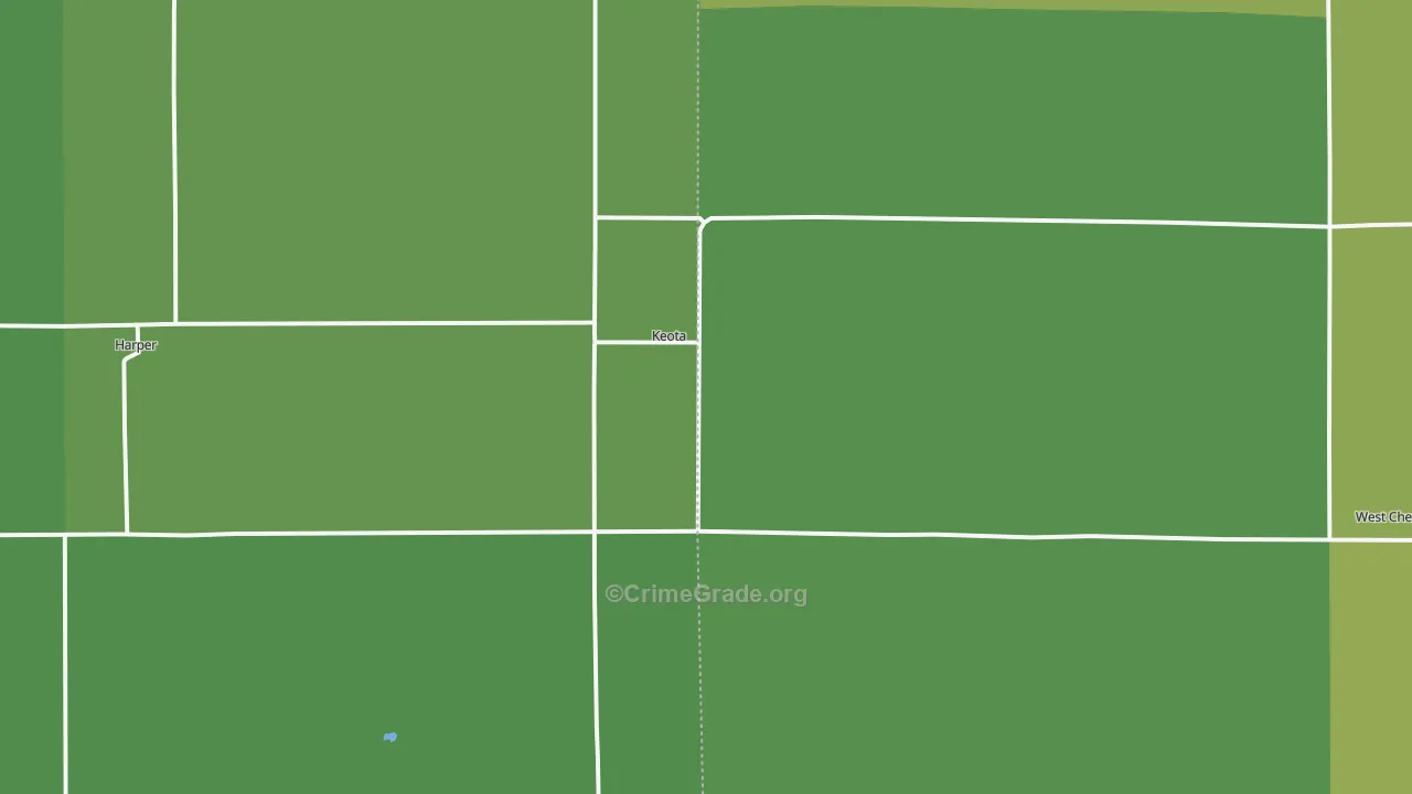 52248, IA Map of Vehicle Theft Rates
