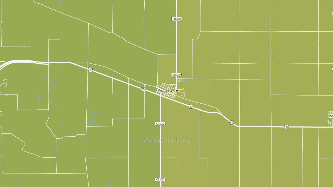 52306, IA Map of Vehicle Theft Rates