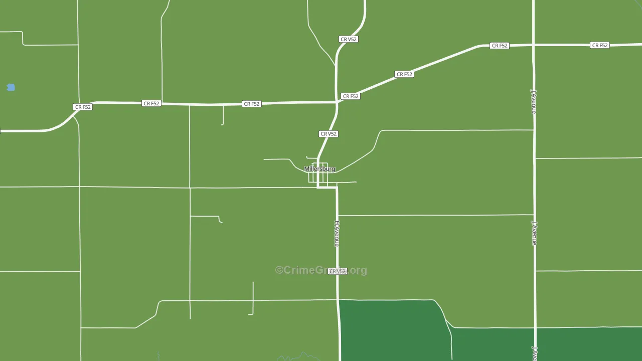 52308, IA Map of Vehicle Theft Rates