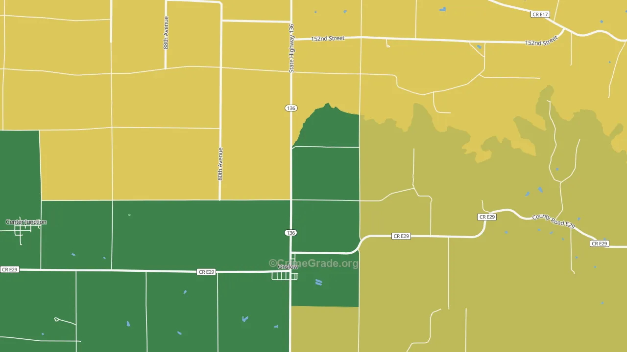 52321, IA Map of Vehicle Theft Rates