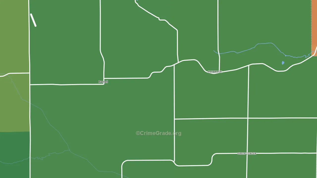 52325, IA Map of Vehicle Theft Rates