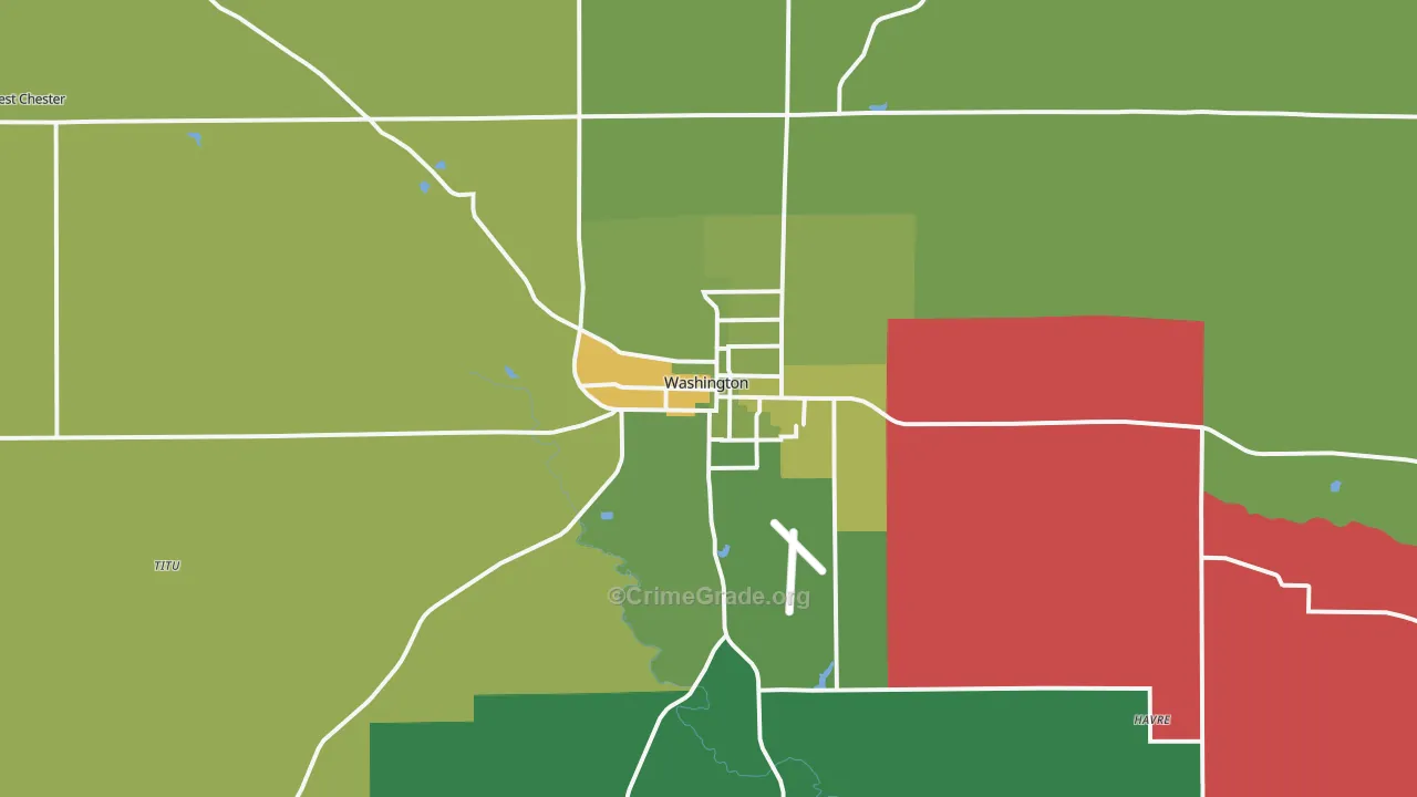 52353, IA Map of Vehicle Theft Rates