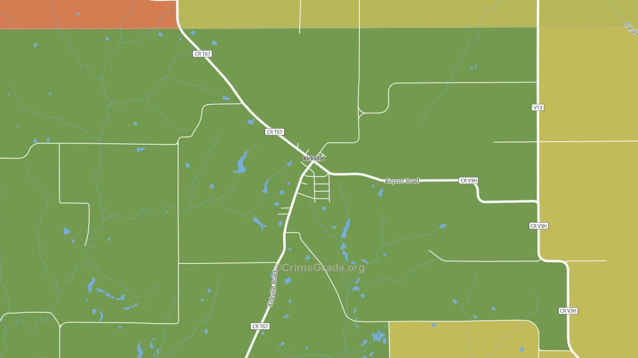 52566, IA Map of Vehicle Theft Rates
