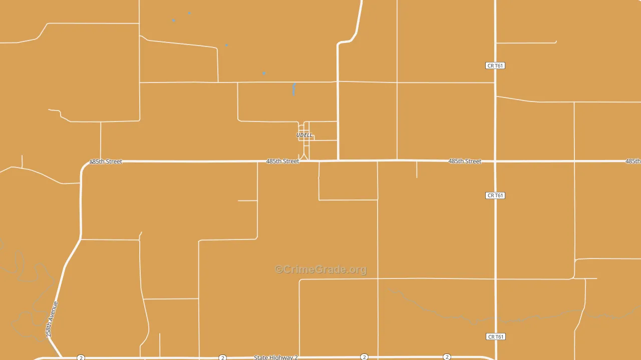 52593, IA Map of Vehicle Theft Rates