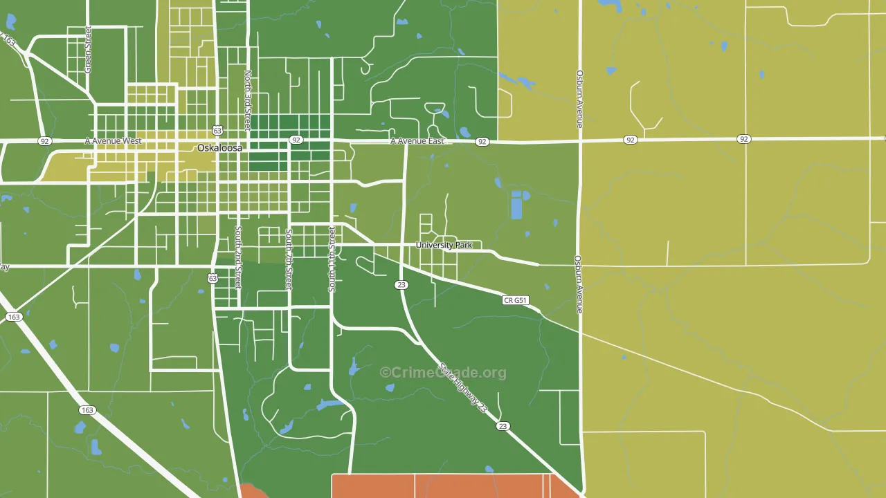52595, IA Map of Vehicle Theft Rates